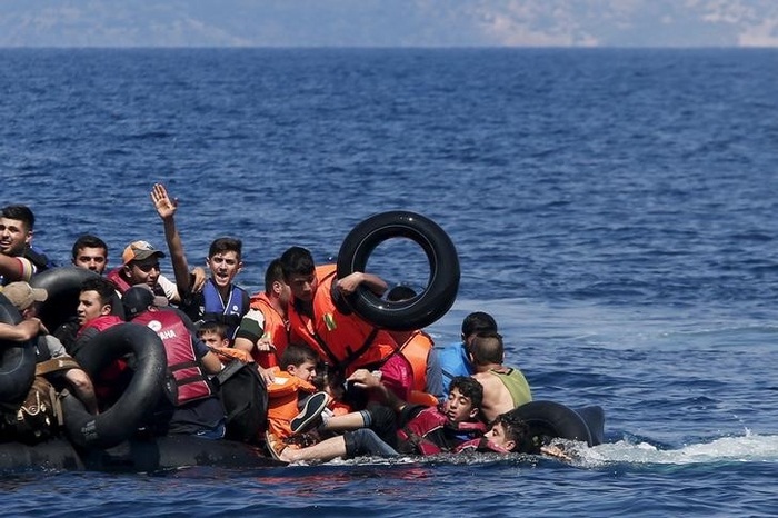 Eleven migrants drown off Greek island